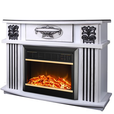 Elektrický krb Roma mini & Mars, Art Flame, 974x1200x318 mm, 1500 W, 2 stupne ohrevu, 5 Intenzita plameňa, Časovač