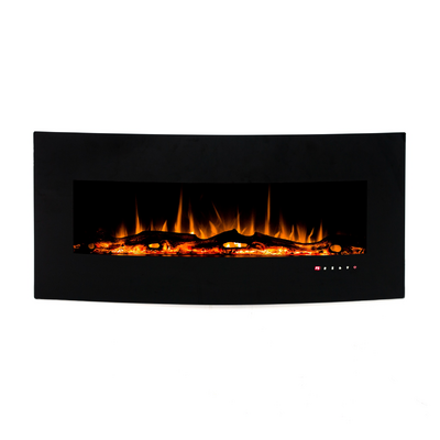 Nástenný elektrický krb Archy, Art Flame, 550x1222x157 mm, 1500 W, 3 farebný plameň, Termostat, 5 Intenzita plameňa