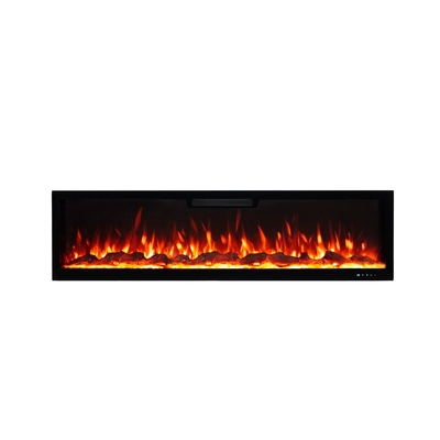 Nástenný-vstavaný elektrický krb Vegas 60, Art Flame, 457x1524x126 mm, 1500 W, 10 farebný plameň, Termostat, Log a krištáľ