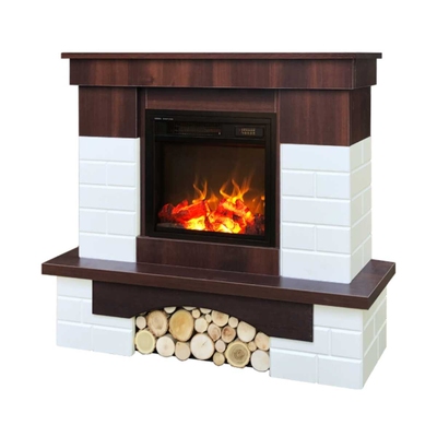 Elektrický krb Leon & Dionis, Art Flame, 958x1096x280 mm, 1500 W, 2 stupne ohrevu, 5 Intenzita plameňa, Časovač