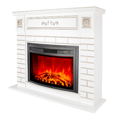 Elektrický krb Orion & Zakynthos, Art Flame, 1005x1150x330 mm, 1500 W, 2 stupne ohrevu, 5 Intenzita plameňa, Časovač