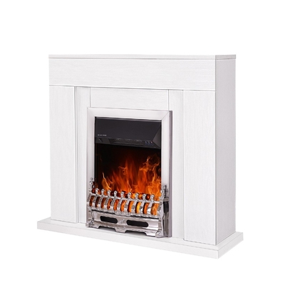 Elektrický krb Agnes & Galileo silver, Art Flame, 850x950x300 mm, 2000 W, Termostat, 5 Intenzita plameňa, Časovač