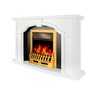 Elektrický krb Sherlock & Galileo gold, Art Flame, 850x1300x330 mm, 2000 W, Termostat, 5 Intenzita plameňa, Časovač