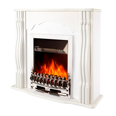Elektrický krb Clasic & Galileo silver, Art Flame, 883x950x300 mm, 2000 W, Termostat, 5 Intenzita plameňa, Časovač