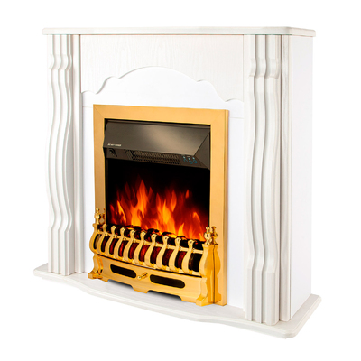 Elektrický krb Clasic & Galileo gold, Art Flame, 883x950x300 mm, 2000 W, Termostat, 5 Intenzita plameňa, Časovač