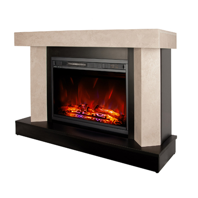 Elektrický krb Palermo mini & Lorance, Art Flame, 750x1050x320 mm, 1500 W, 3 farebný plameň, 2 stupne ohrevu, 5 Intenzita plameňa