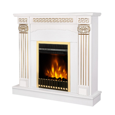 Elektrický krb Calisto & Gala gold, Art Flame, 1020x1100x300 mm, 2000 W, Termostat, 5 Intenzita plameňa, Časovač