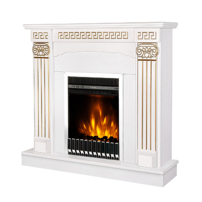 Elektrický krb Calisto & Gala silver, Art Flame, 1020x1100x300 mm, 2000 W, Termostat, 5 Intenzita plameňa, Časovač