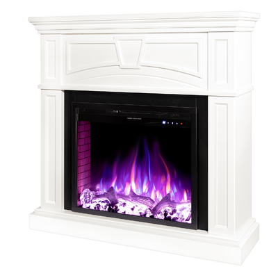 Elektrický krb Laura & Tomas, Art Flame, 1000x1080x270 mm, 1500 W, 50 farebných kombinácií, Termostat, Log a krištáľ