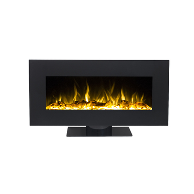 Voľne stojaci elektrický krb Kansas, Art Flame, 508x1067x120 mm, 1500W, 2 úrovne ohrevu, 5 úrovní intenzity plameňa, Diaľkové ovládanie