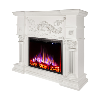 Elektrický krb Miraj mini & Tomas, Art Flame, 1050x1200x320 mm, 1500 W, 50 farebných kombinácií, Termostat, Log a krištáľ