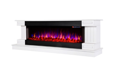 Elektrický krb Arizona & Dalas maxi, Art Flame, 603x1810x430 mm, 1500 W, 30 farebných kombinácií, Termostat, Log a krištáľ