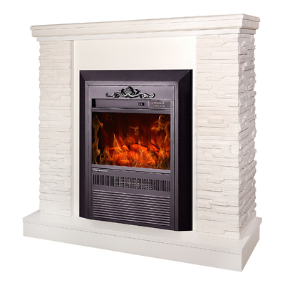 Elektrický krb Rock & Cristina, Art Flame, 903x980x300 mm, 2000 W, 2 stupne ohrevu, 5 Intenzita plameňa, Časovač