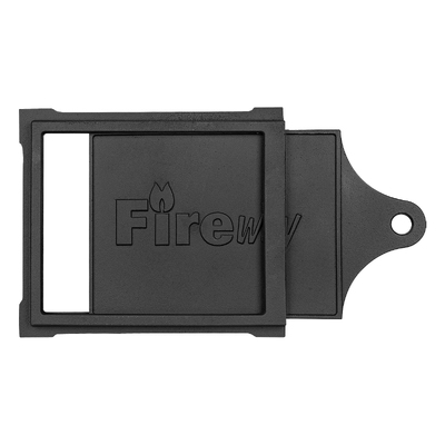 Klapka na komín Z 103, 395×265 mm, liatina, tepelná odolnosť 700–950 ℃, posuvný mechanizmus