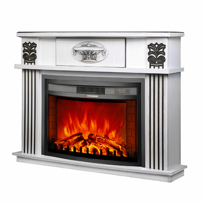 Elektrický krb Roma mini & Zakynthos, Art Flame, 974x1200x318 mm, 1500 W, 2 stupne ohrevu, 5 Intenzita plameňa, Časovač