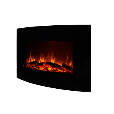 Nástenný elektrický krb Santorini, Art Flame, 560x900x130 mm, 1500 W, 5 Intenzita plameňa, Časovač