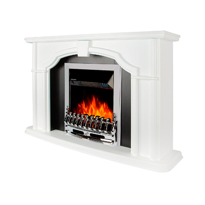 Elektrický krb Sherlock & Galileo silver, Art Flame, 850x1300x330 mm, 2000 W, Termostat, 5 Intenzita plameňa, Časovač