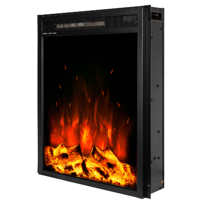 Vstavaný elektrický krb Miriam, Art Flame, 601x496x136 mm, 1500 W, 2 stupne ohrevu, 5 Intenzita plameňa, Časovač