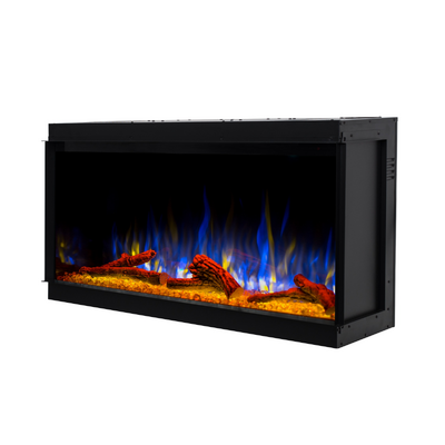 3D vstavaný elektrický krb Haiti 40, Art Flame, 533x1035x332 mm, 1500 W, 100 farebných kombinácií, Termostat, Log a krištáľ