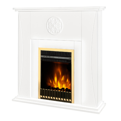 Elektrický krb Benedict & Gala gold, Art Flame, 1020x1000x240 mm, 2000 W, Termostat, 5 Intenzita plameňa, Časovač