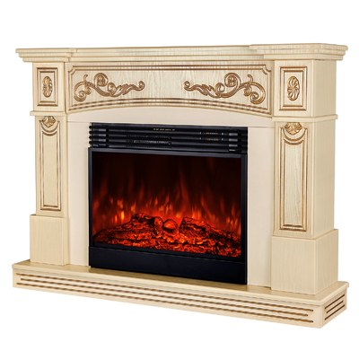 Elektrický krb Marmaris & Mirabella, Art Flame, 1000x1350x330 mm, 1950 W, Zvukový efekt, 5 Intenzita plameňa, Časovač