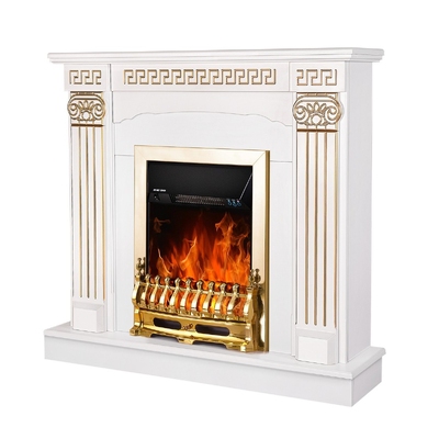 Elektrický krb Calisto & Galileo gold, Art Flame, 1020x1100x300 mm, 2000 W, Termostat, 5 Intenzita plameňa, Časovač